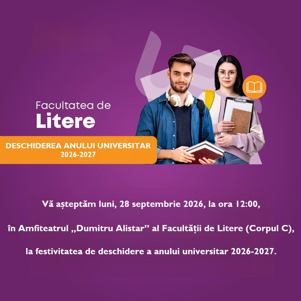 Deschiderea anului univ. 2026 2027